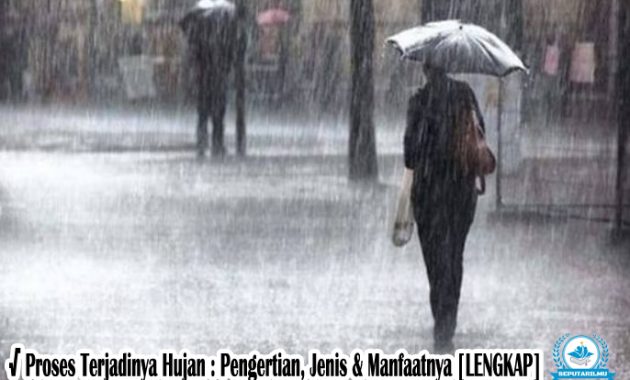 √ Proses Terjadinya Hujan : Pengertian, Jenis & Manfaatnya [LENGKAP]