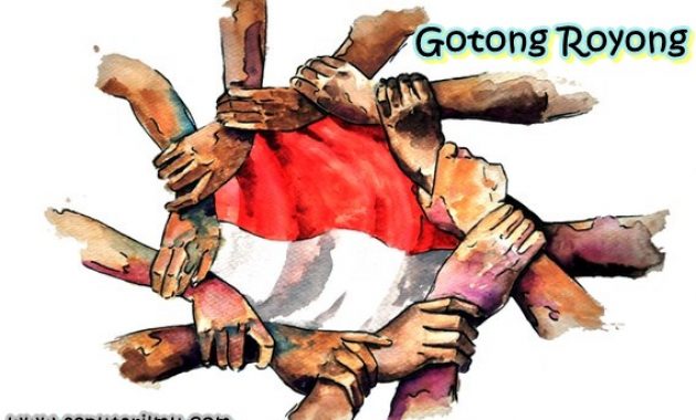 √ Gotong Royong : Pengertian, Manfaat, Nilai dan Contoh Terlengkap