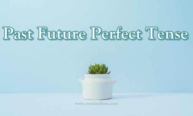 √ Past Future Perfect Tense : Pengertian, Fungsi dan Rumus Terlengkap