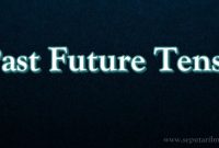 √ Past Future Tense : Pengertian, Fungsi dan Rumus Terlengkap
