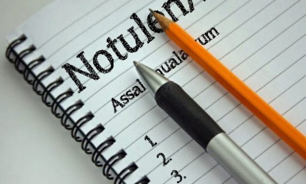 √ Notulen : Pengertian, Fungsi, Tujuan, Cara Membuat dan Contoh Terlengkap