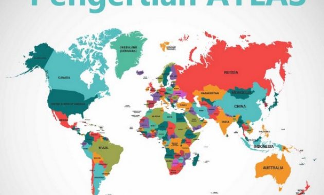 √ Atlas : Pengertian, Fungsi, Ciri, Syarat, Jenis dan Unsur Terlengkap