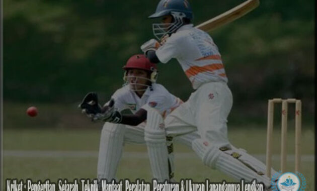 Kriket : Pengertian, Sejarah, Teknik, Manfaat, Peralatan, Peraturan & Ukuran Lapangannya Lengkap