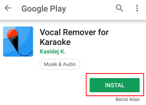 Cara Menghilangkan Vokal Pada Lagu di Android